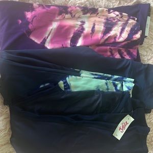 Girls Justice Active High Waist leggings NWT